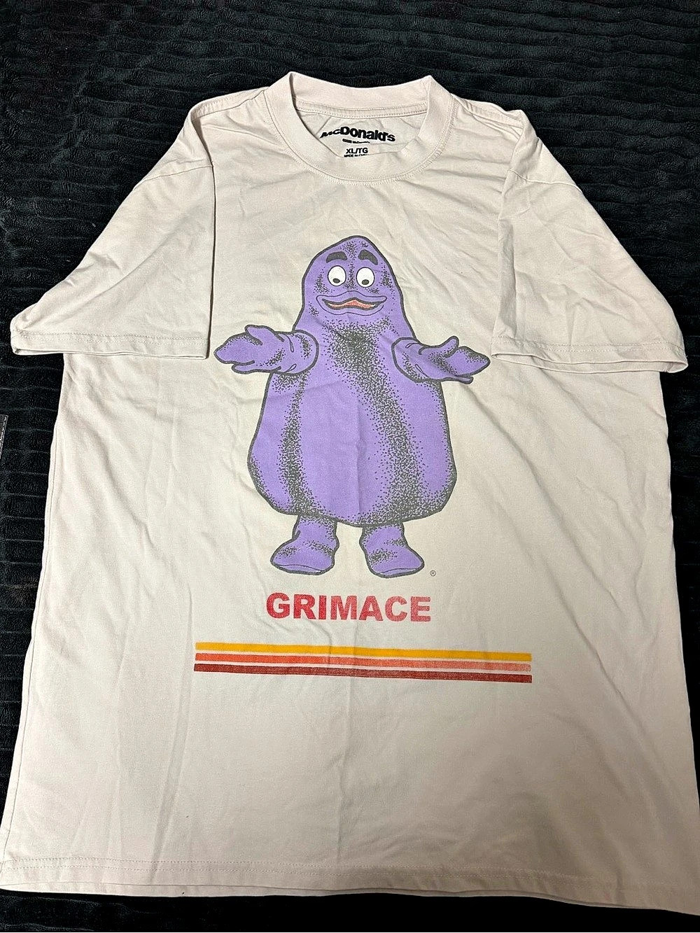 McDonald's Grimace Vintage Graphic T-Shirt White & Purple XL